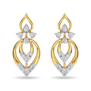 Diamond Stud Eulla Earring Rose Gold
