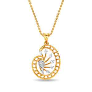 Lohan Pendant From Kisna Yellow Gold