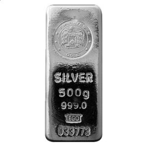 500 Gram Silver Bar Emirates Gold